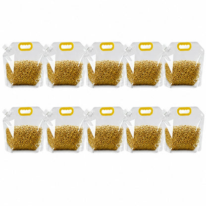 Reusable Leak-Proof Food Storage Sealed Bags with Portable Handle
