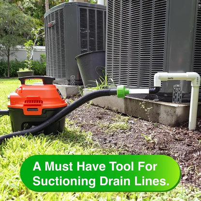 AC Drain Line Cleaner Adapter – Quickly Unclog HVAC Condensate Lines with Clear-View Design