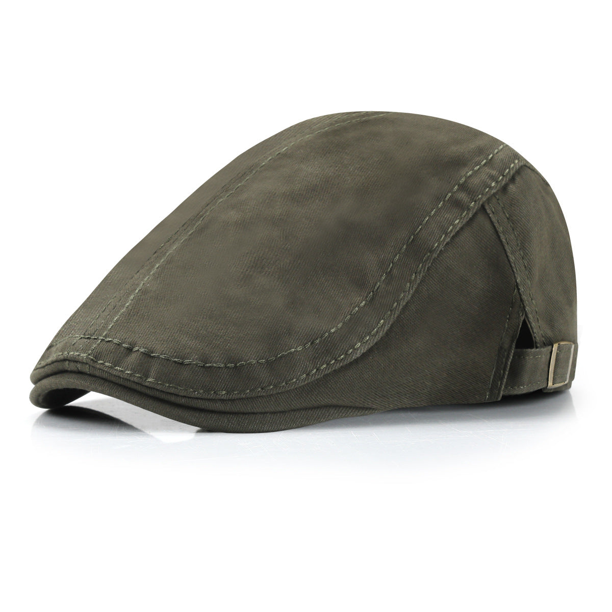 British-style Pure Cotton Beret, Vintage Men’s Solid-color Cap With A Peak, Korean-style Women’s Painter’s Hat—wholesale For Fall And Winter.